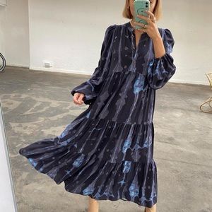 NWT Never fully dressed tie dye maxi/midi dress